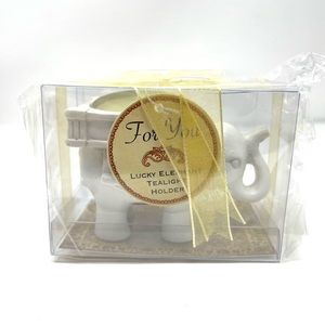 KATE ASPEN Lucky Elephant Tealight holder, NEW